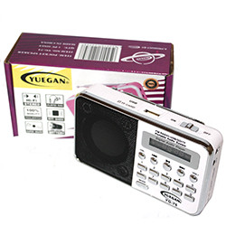 Переносний радіоприймач Радіо FM + USB YUEGAN YG-404U мобільна колонка