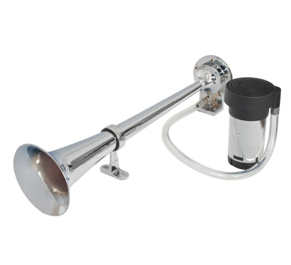 Сигнал Звуковий повітряний 12V/400mm Дудка/Компресор 100 795 Elegant хром-хром