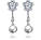 Срібні сережки Родзинка зі стерлінгового срібла 925 проби (код 0045), фото 2