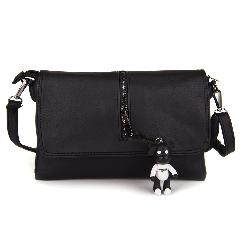 Сумочка жіноча через плече Bagira 873 чорна, фото 1