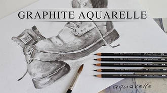 Акварельні чорнографітні олівці Graphite Aguarelle