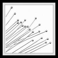 Пін із кулькою сталь 10 000 шт (товщина 0,6 мм, довжина 5 см, діаметр кульки 2 мм)
