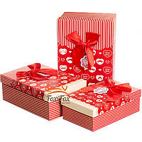 Набор подарочных коробок "Sweet Love" 3 шт