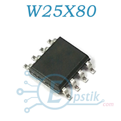 W25X80AVSIG, Мікросхема bios, 8MBit, SPI Flash, SOP8 (200mil)