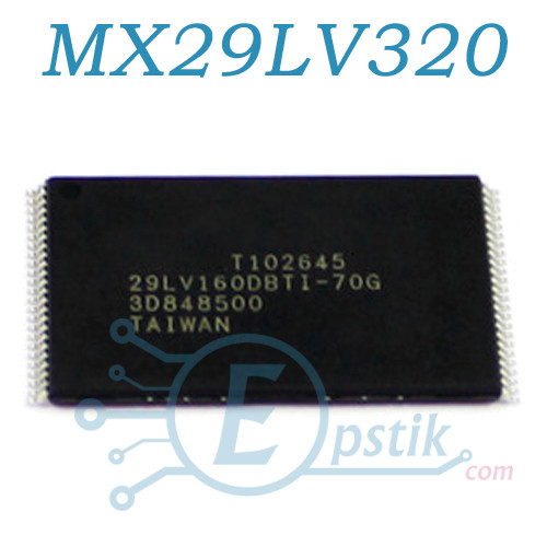 MX29LV320CBTC-70G, Мікросхема пам'яті, 32Мб., TSOP48