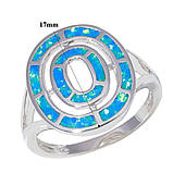 Кільце з вогненним опалом в сріблі. Вогненний опал 15,0., фото 2