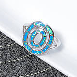 Кільце з вогненним опалом в сріблі. Вогненний опал 15,0., фото 8