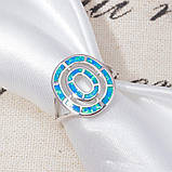 Кільце з вогненним опалом в сріблі. Вогненний опал 15,0., фото 6