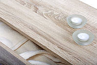 Комод із трьома шухлядами 71 см, колір "дуб" матовий, hotdeal, фото 3