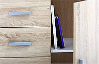 Комод з одними дверима та 4 шухлядами, колір дуб матовий, hotdeal, фото 2