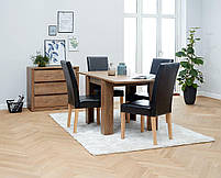 Комод із шухлядами повного витягання на 3 шухляди, колір дикий дуб hotdeal, фото 3