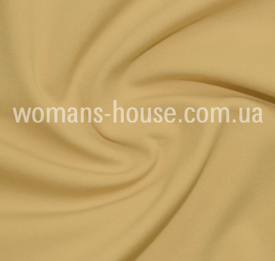 Тканина трикотаж Мікродайвінг Бежевий, фото 1