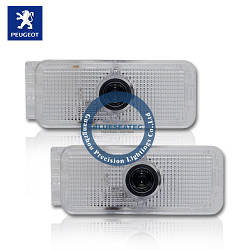 Welcome light with LOGO Peugeot LED