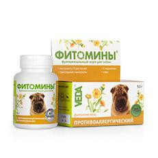 Фитомины Веда - Против аллергии для собак 100 таблеток - фото 1 - id-p740623292