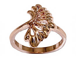 Кільце жіноче, Булат. Камені: Діаманти. Колір: позолота з кр. від. Є 17р. 18р. 19р.20р. В упаковці 12 кілець.