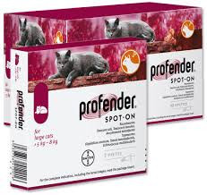 Bayer Profender Spot-On (Профендер Спот-Він) 1,12 мл*№2 піп — для кішок від 5-8 кг
