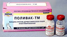Поливак-ТМ (1 доза) — вакцина проти дерматомікозів кішок інактивована