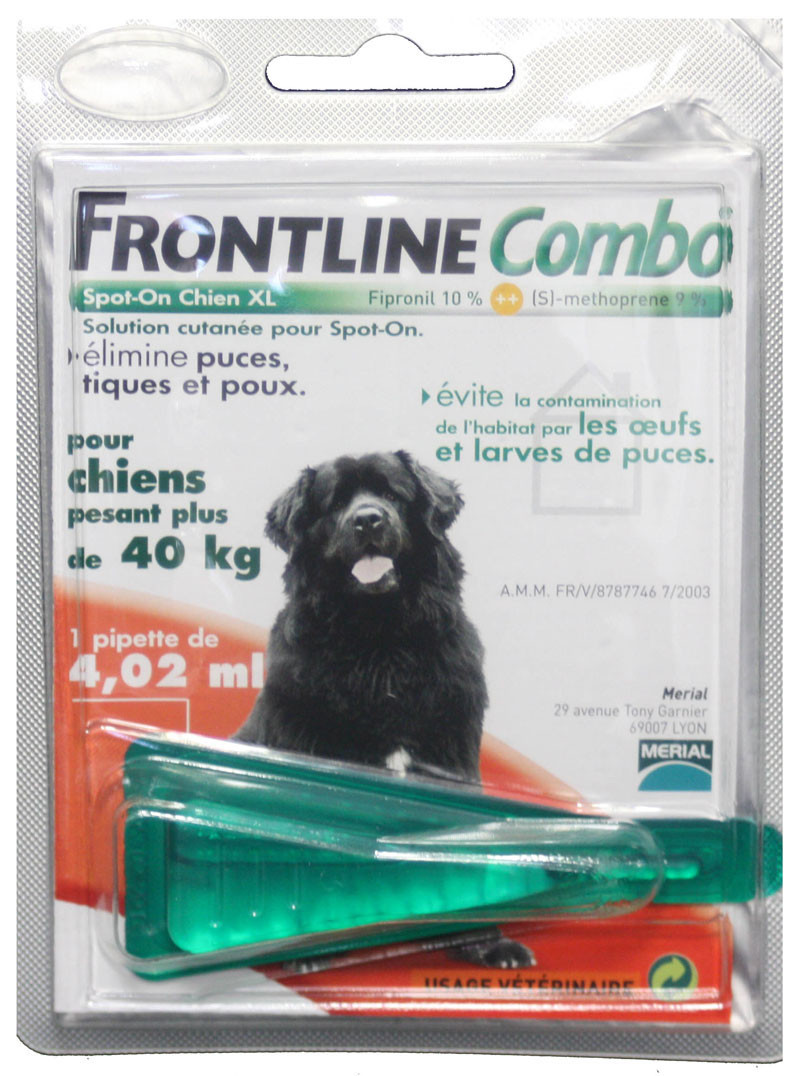 Merial Frontline Combo XL краплі для собак Фронтлайн Комбо від 40 кг — 1 піпетка