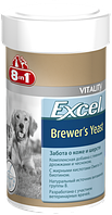 8in1 (8в1) Excel Brewers Yeast - Пивные дрожжи для собак и кошек, 140 таблеток