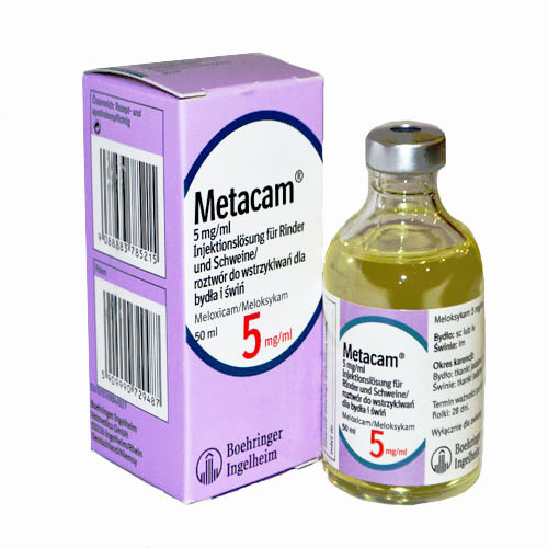 Метакам 0,5% (Metacam) — мелооксидам р-р д/їн 50 мл — для лікування опорно-двіг. апарата в собак