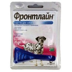Фронтлайн краплі для собак від 20 до 40 кг — 1 піпетка