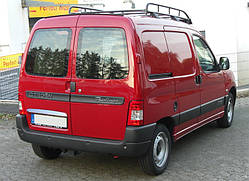 Хром планка над номером Citroen Berlingo I (двохдверний Сітроен Берлінго 1)