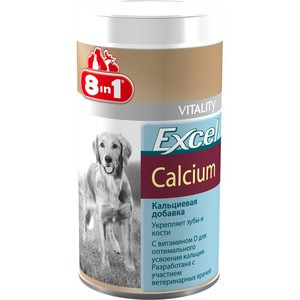 8in1 (8в1) EXCEL CALCIUM 470 таб (Ексель Кальцій) харчова Добавка для Собак