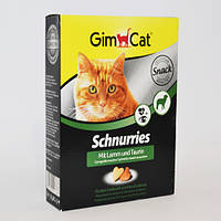 Gimpet Schnurries вітаміни для кішок з таурином і ягням 650 шт (406886)