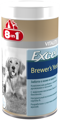 8in1 (8в1) Excel Brewer's Yeast 780 таб - Пивные Дрожжи для Собак ...