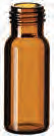 Віали 1,5 мл, з короткою різьбою 9 мм, бурштинові, для автосамплера ГХ або РХ, 32*11.6 мм, 100 шт/пак