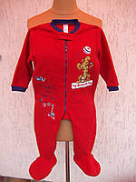 ( 1 - 2 года) детская пижама кигуруми комбинезон флисовый НОВЫЙ