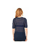 Футболка жіноча льняна Esmara (розмір L) синя, фото 2