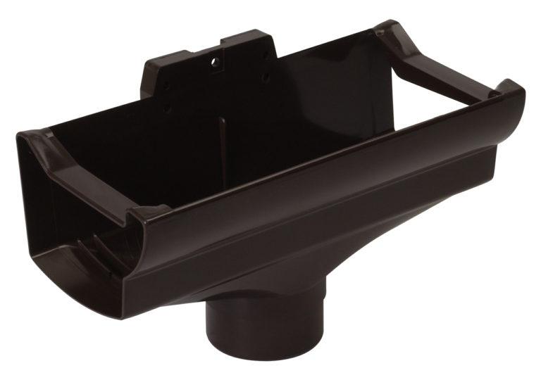 Лійка компенсувальна Nicoll Ovation, система 28 Овація, з круглим випуском D = 80 мм, колір коричневий