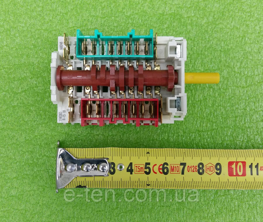 Перемикач режимів семипозиційний Dreefs 11HE-083/R-1518 для електродуховок, електропліт (Італія)