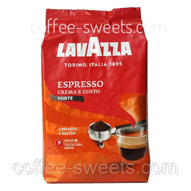 Кава зернова Lavazza Espresso Crema Gusto Forte, 1 кг, фото 2
