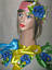 Стрічка в українському стилі з квітами велика/ромашка/ різних кольорів, фото 2