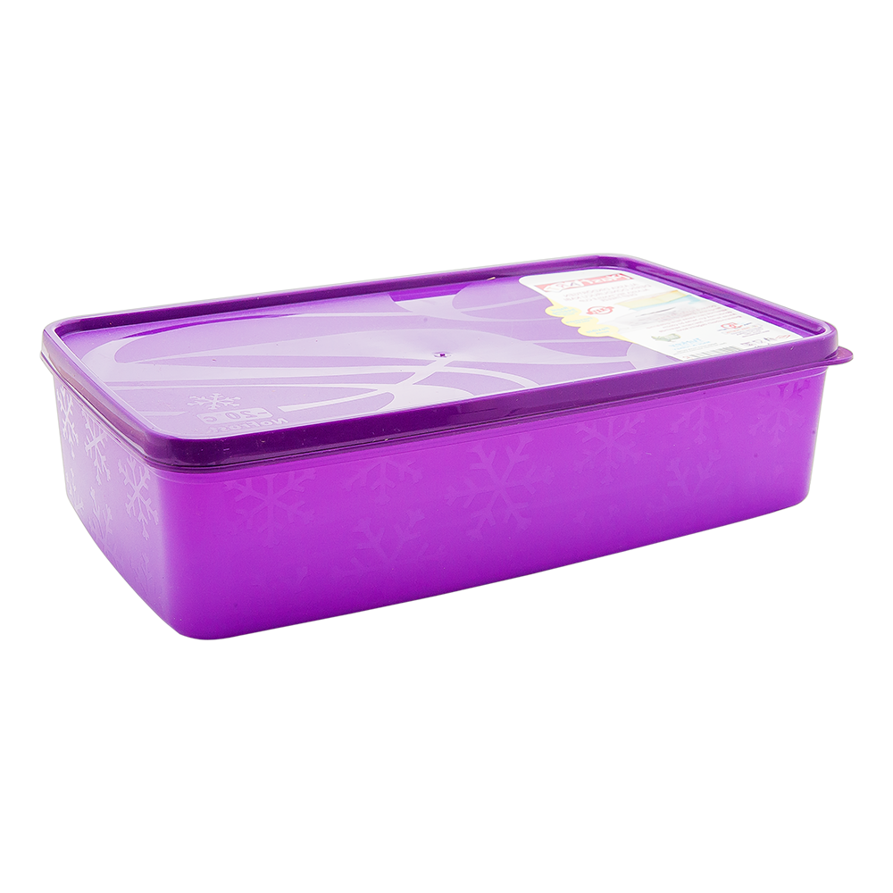Бокс для морозильної камери 2,1 л прямокутний Alaska фіолетовий, фото 1