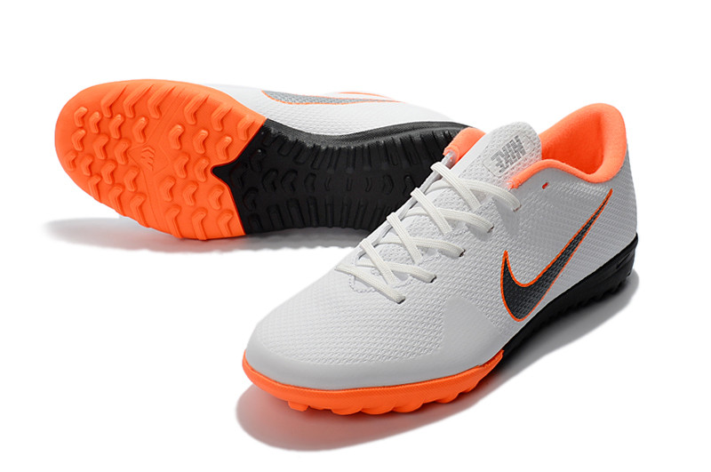 Футбольні стоноги Nike Mercurial VaporX XII Academy TF White/Metallic Cool Grey/Total Orange