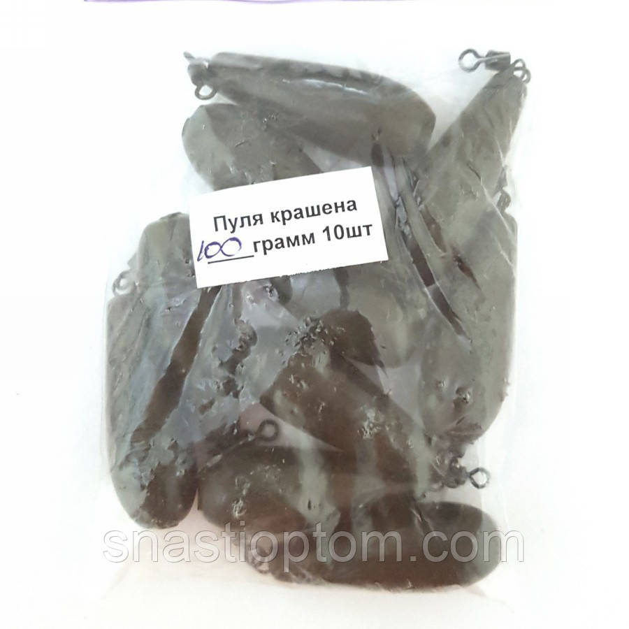 Вантаж рибальський Куля фарбована, 100г