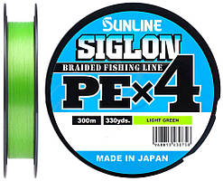 Шнур Sunline Siglon PE х4 150m #1.7/0.223mm 30lb/13kg (салат.)