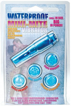 Кліторальний стимулятор - Waterproof Mini Mite, синій