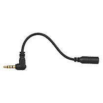 Кабель перехідник для мікрофона Alitek 3.5 мм jack F 3 pin на 3.5 мм jack M 4 pin, фото 4