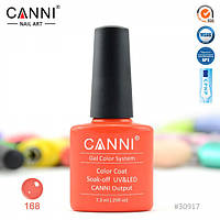 Гель-лак CANNI 168 рожево-жовтогарячий