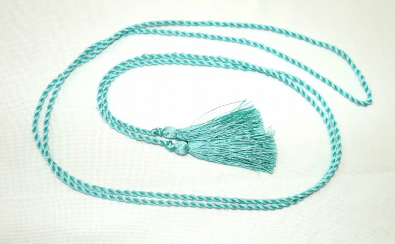 Пояски шовкові (бірюза)