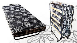 Складане ліжко з матрацом 80 x 190 см