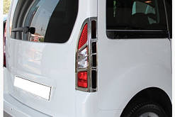 Об'ємні хром накладки на стопи Citroen Berlingo II (Ситроен Берлінго 2)