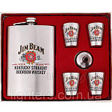 Подарунковий набір із флягою "Jim Beam" 0.3 л., фото 5