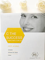 Набір мілікапсули 30 мл + інтенсивний денний крем 50 мл + клінсер Холі Ленд ANTI AGING SPRING KIT Holy Land