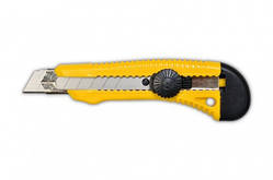 Ніж з фіксатором обертовим 18мм Favorit