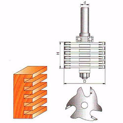 Фреза Globus, Sekira 2560 (Пазові микрошиповое зрощення)